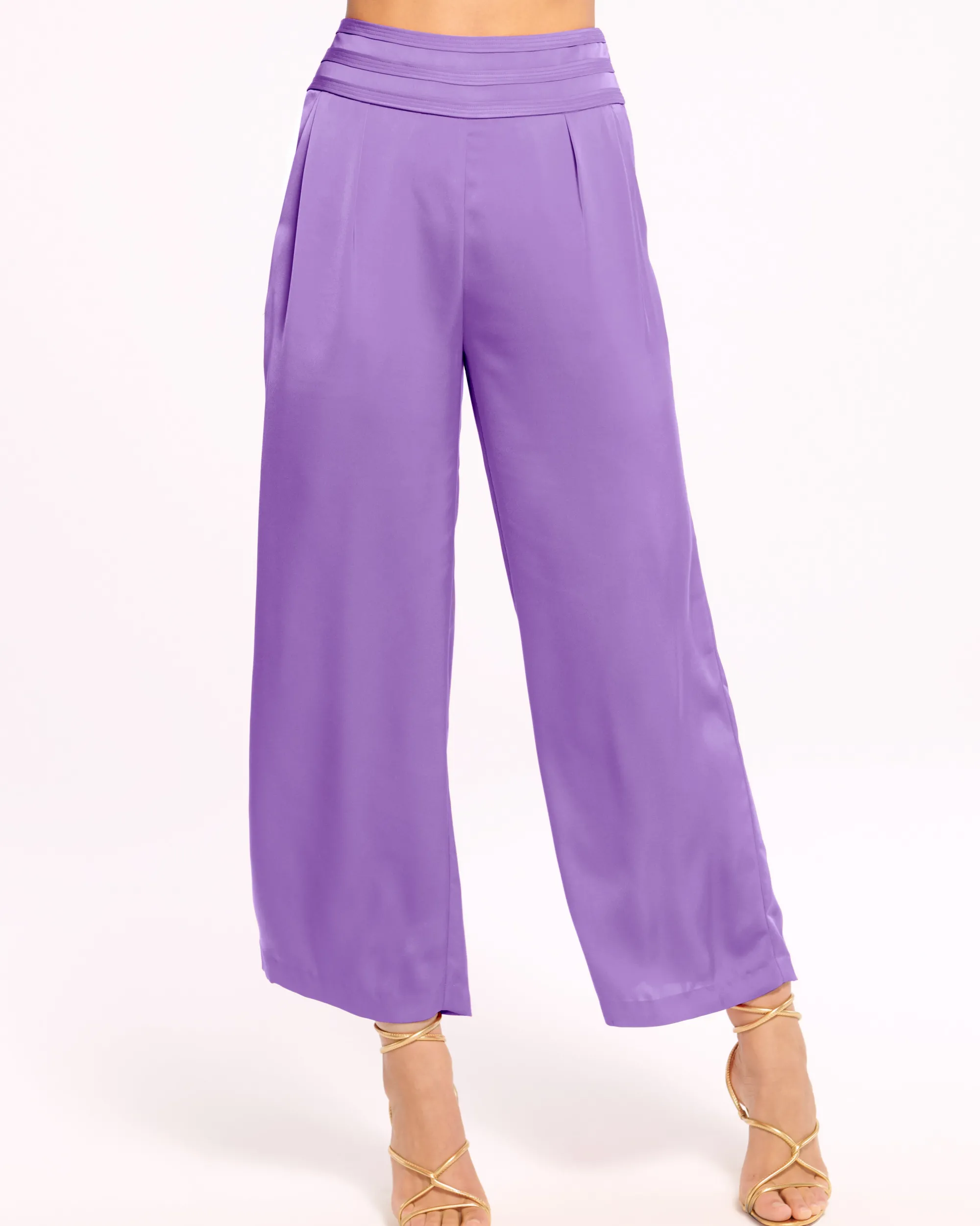 New Ramy Brook Joss Cropped Wide Leg Pant