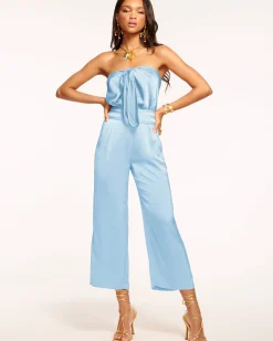 New Ramy Brook Joss Cropped Wide Leg Pant