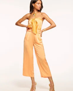 New Ramy Brook Joss Cropped Wide Leg Pant
