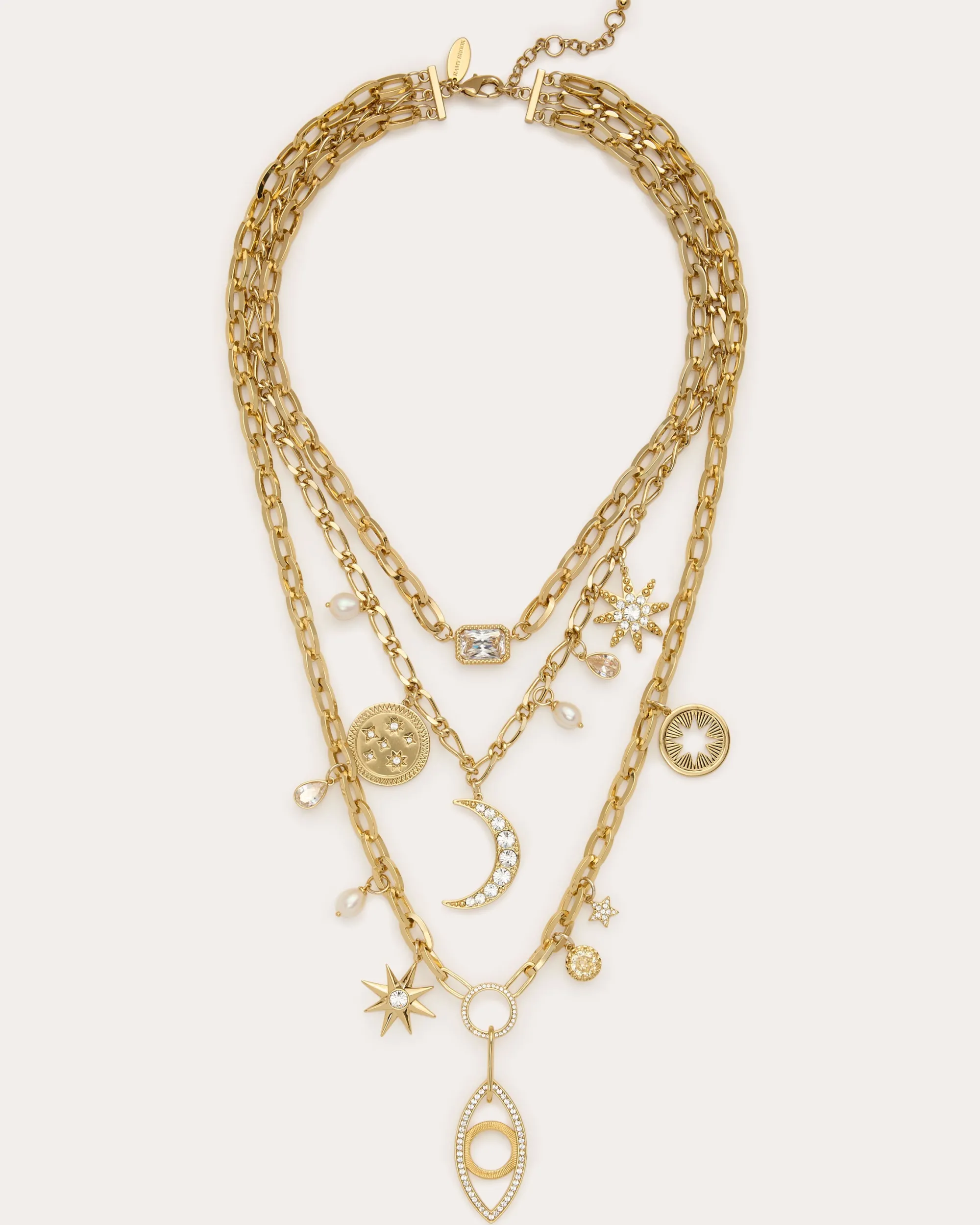 Discount Ramy Brook Kahleah Layered Charm Necklace Gold