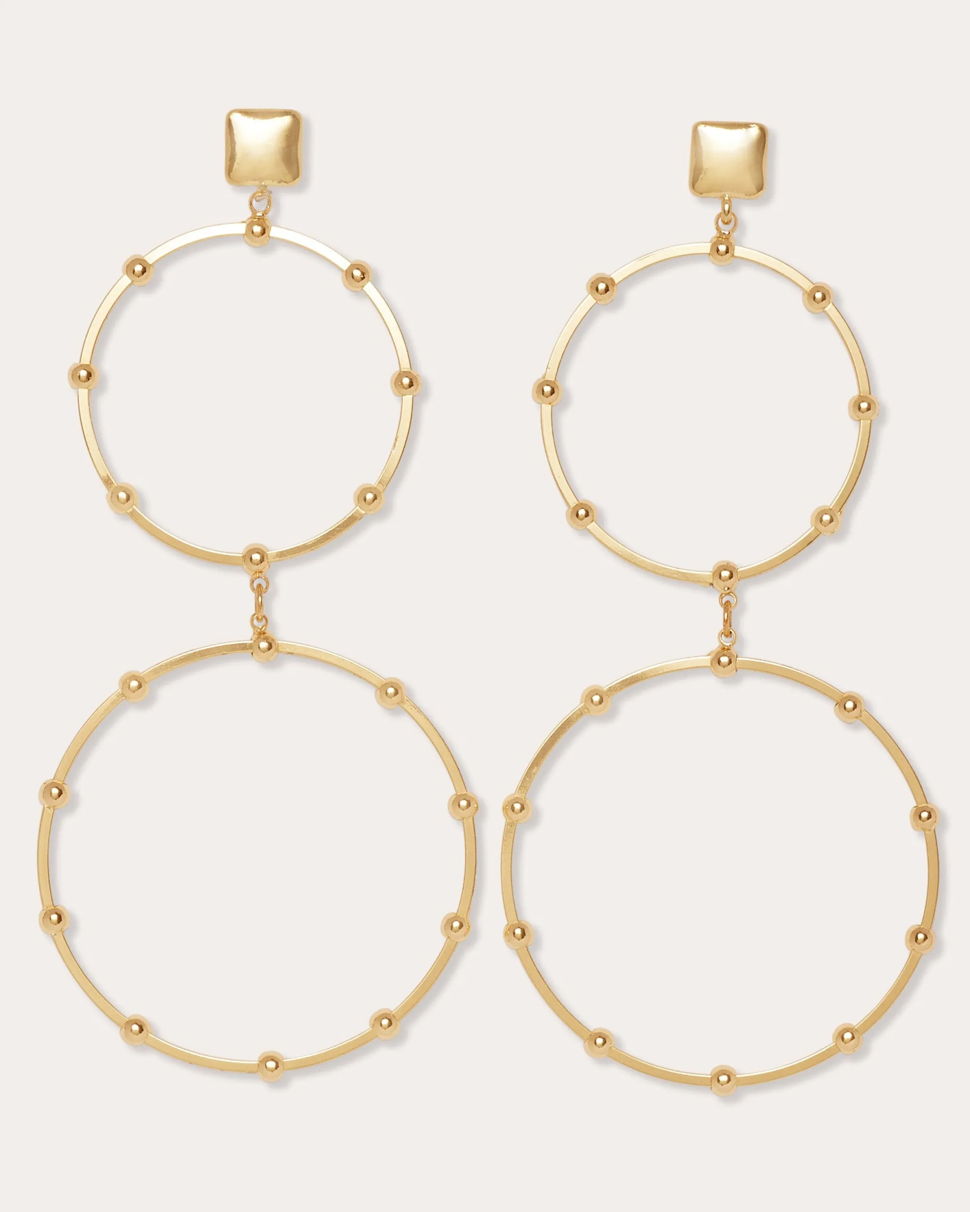 Clearance Ramy Brook Kairi Stacked Hoop Earrings Gold