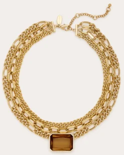 Online Ramy Brook Karissa Layered Choker Necklace Gold