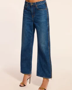 Best Ramy Brook Kianna Low-Rise Zipper Jean Mediumwash