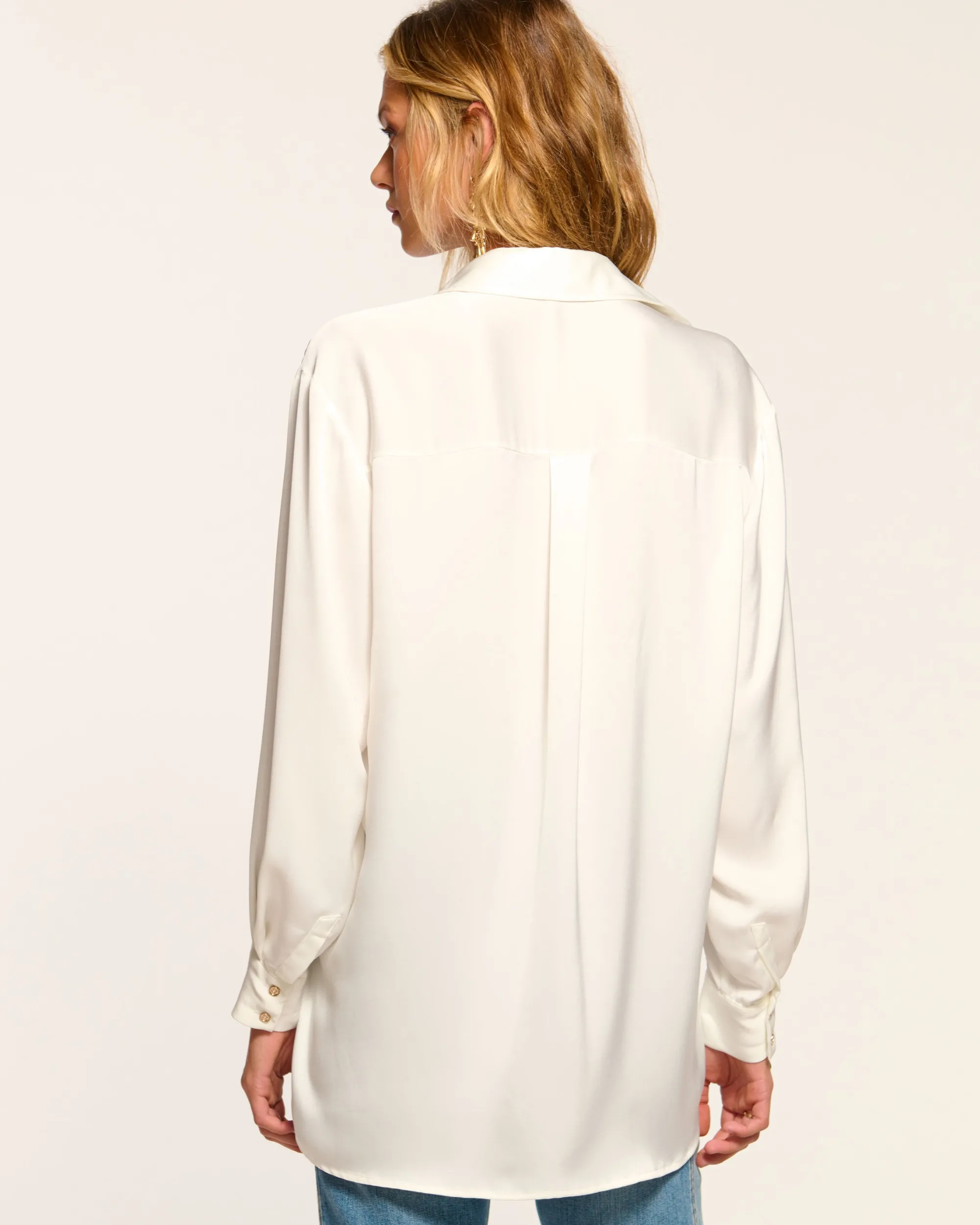 Sale Ramy Brook Kolby Oversized Button Down Blouse