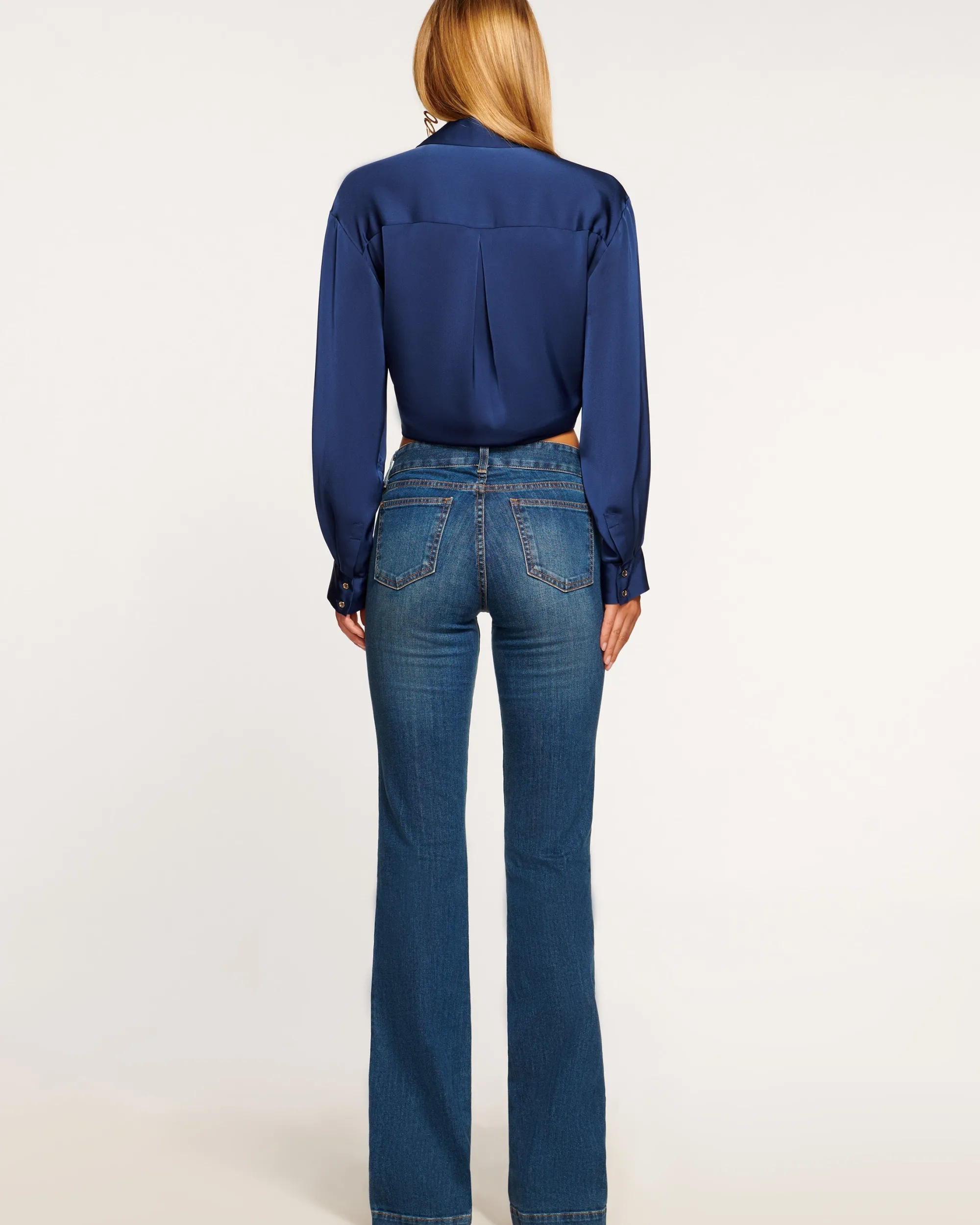 Sale Ramy Brook Kyle Low Rise Flare Jean Mediumwash