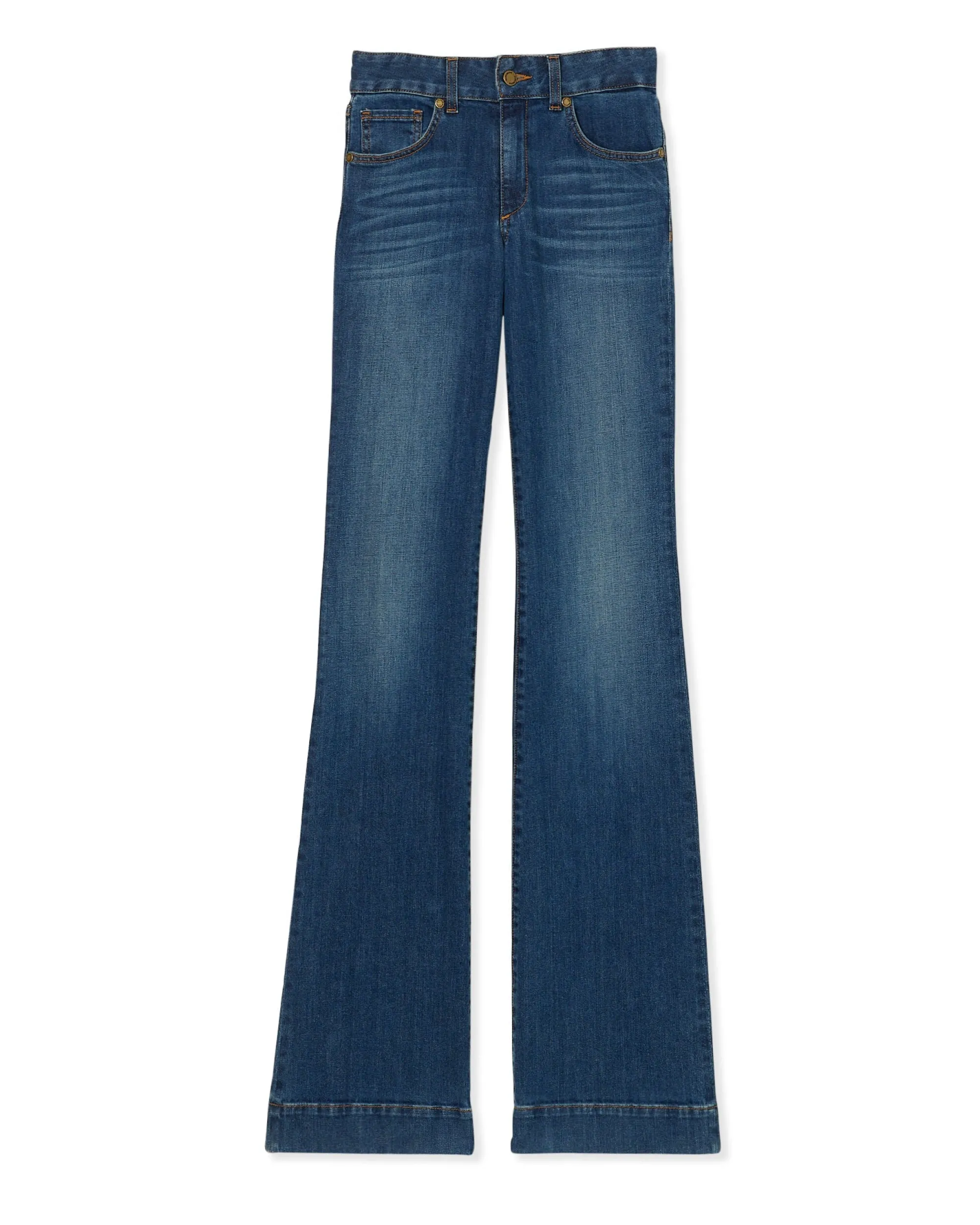 Sale Ramy Brook Kyle Low Rise Flare Jean Mediumwash