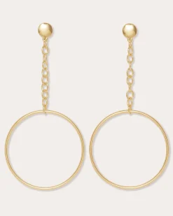 Outlet Ramy Brook Lea Teardrop Hoop Earrings Gold
