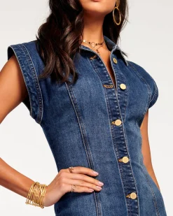 Fashion Ramy Brook Lolita Denim Mini Dress