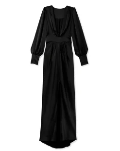 Hot Ramy Brook Madelane Plunging Maxi Dress Black