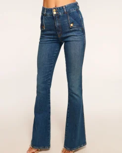 Online Ramy Brook Mase High-Rise Flare Jean Mediumwash