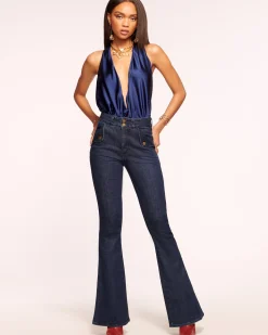 Online Ramy Brook Mase High-Rise Flare Jean Mediumwash