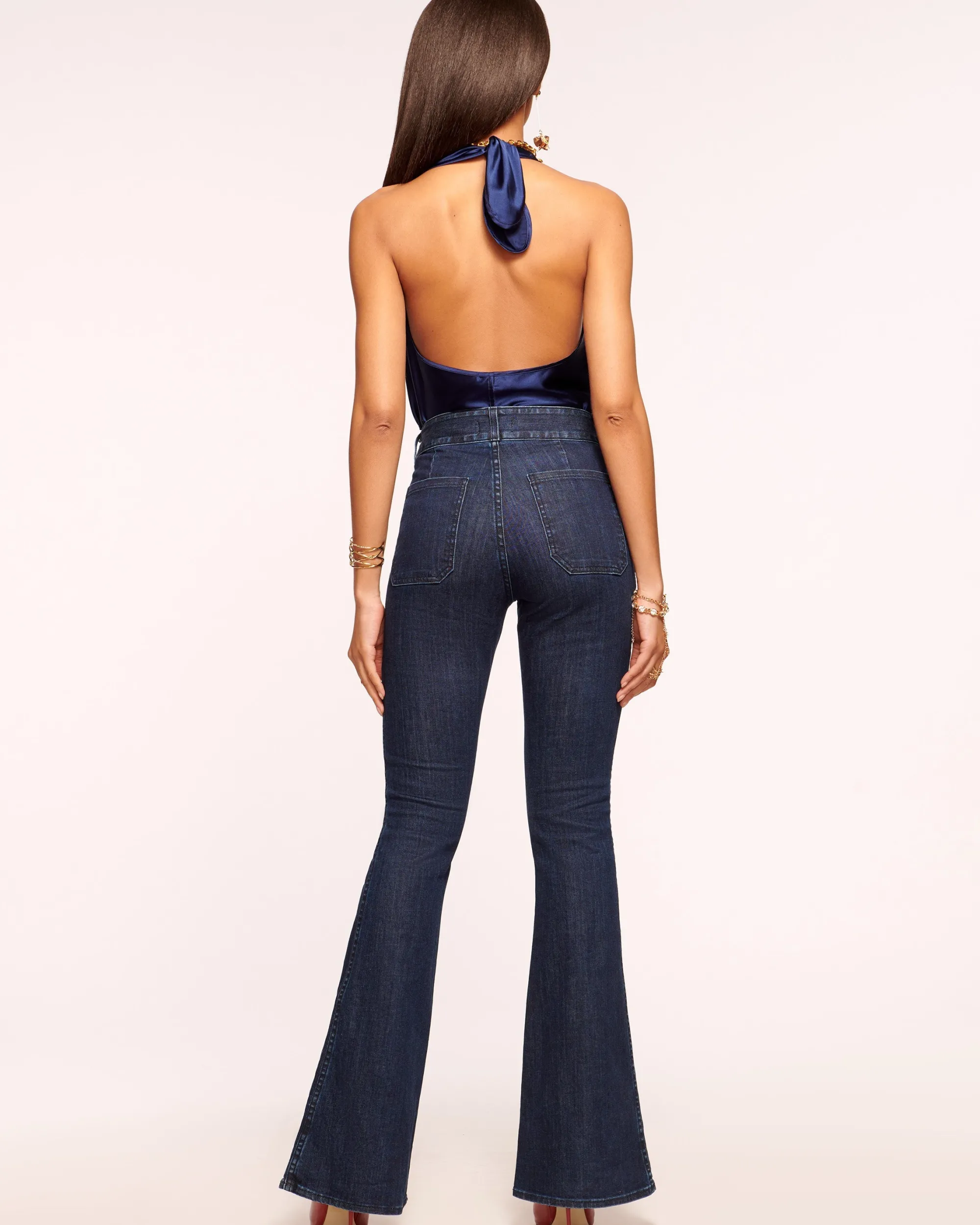 Online Ramy Brook Mase High-Rise Flare Jean Mediumwash