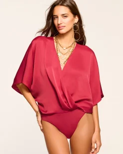 Outlet Ramy Brook Mckinley V-Neck Bodysuit