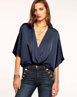 Outlet Ramy Brook Mckinley V-Neck Bodysuit