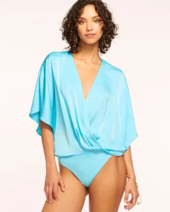 Outlet Ramy Brook Mckinley V-Neck Bodysuit