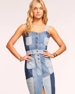 Discount Ramy Brook Monica Denim Midi Dress