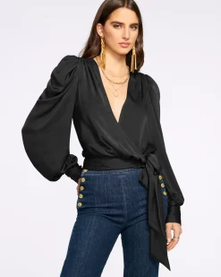 Fashion Ramy Brook Pauline Puff Sleeve Blouse