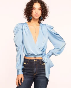 Fashion Ramy Brook Pauline Puff Sleeve Blouse