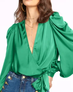 Fashion Ramy Brook Pauline Puff Sleeve Blouse