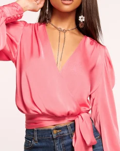 Fashion Ramy Brook Pauline Puff Sleeve Blouse