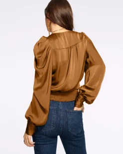 Fashion Ramy Brook Pauline Puff Sleeve Blouse