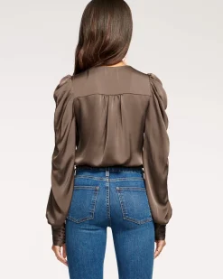 Fashion Ramy Brook Pauline Puff Sleeve Blouse