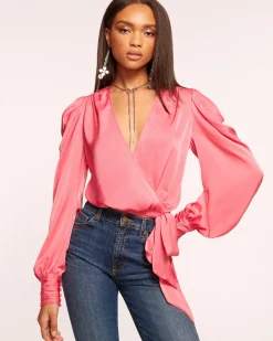Fashion Ramy Brook Pauline Puff Sleeve Blouse