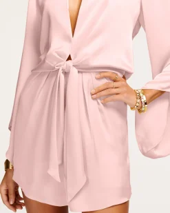 Online Ramy Brook Penny Bell Sleeve Mini Dress