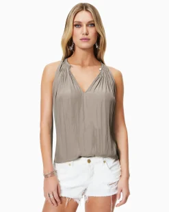 Fashion Ramy Brook Piper V-Neck Tank Top