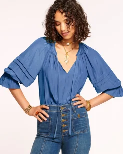 Discount Ramy Brook Randi Puff Sleeve Top