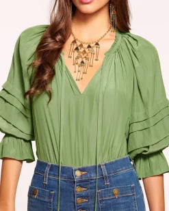 Discount Ramy Brook Randi Puff Sleeve Top