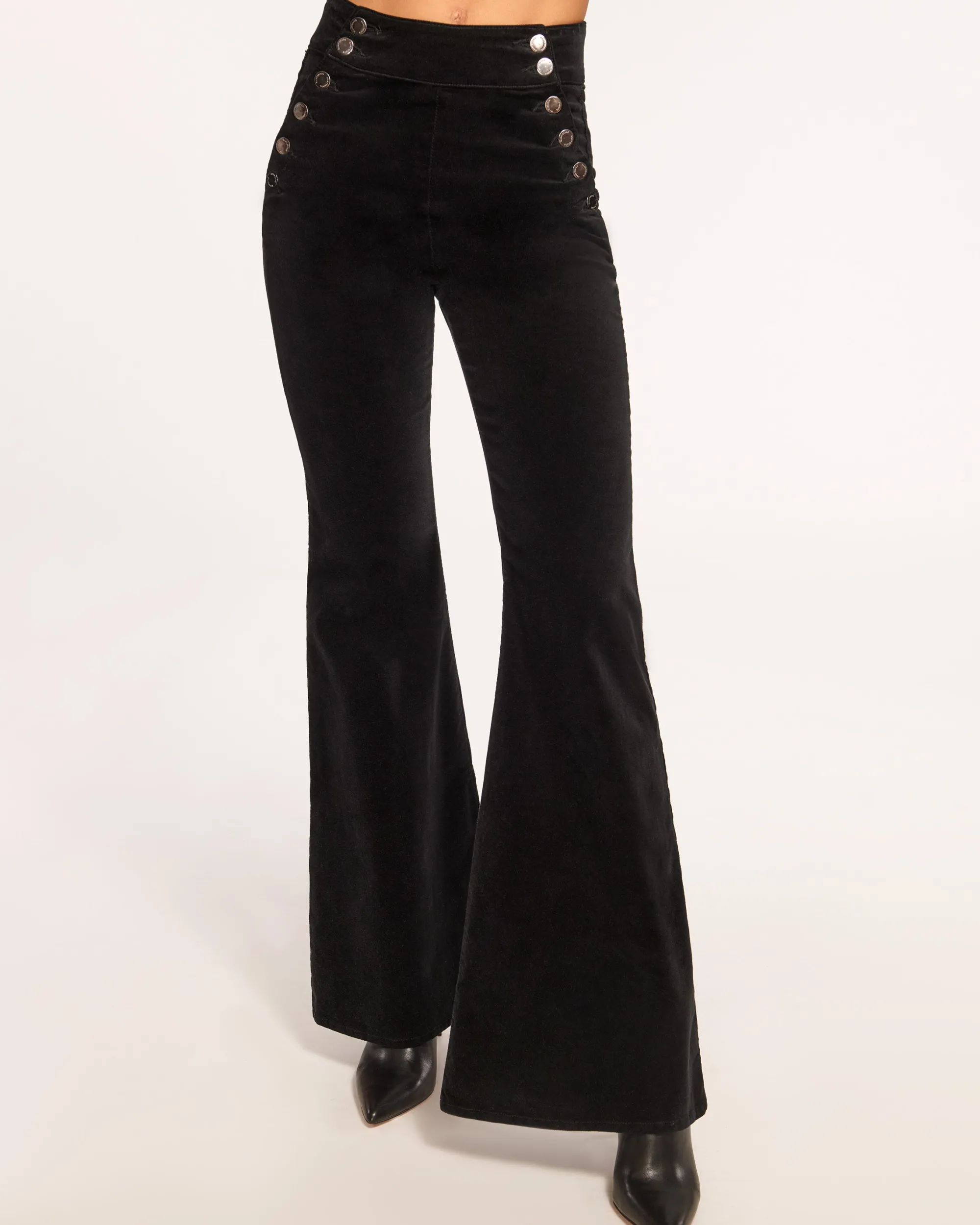 Clearance Ramy Brook Romee High Waisted Flare Jean Darkwash