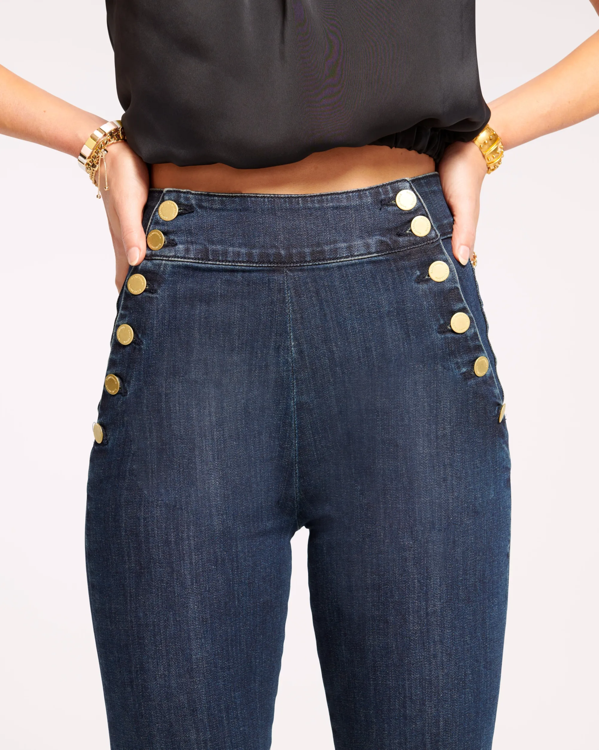 Clearance Ramy Brook Romee High Waisted Flare Jean Darkwash