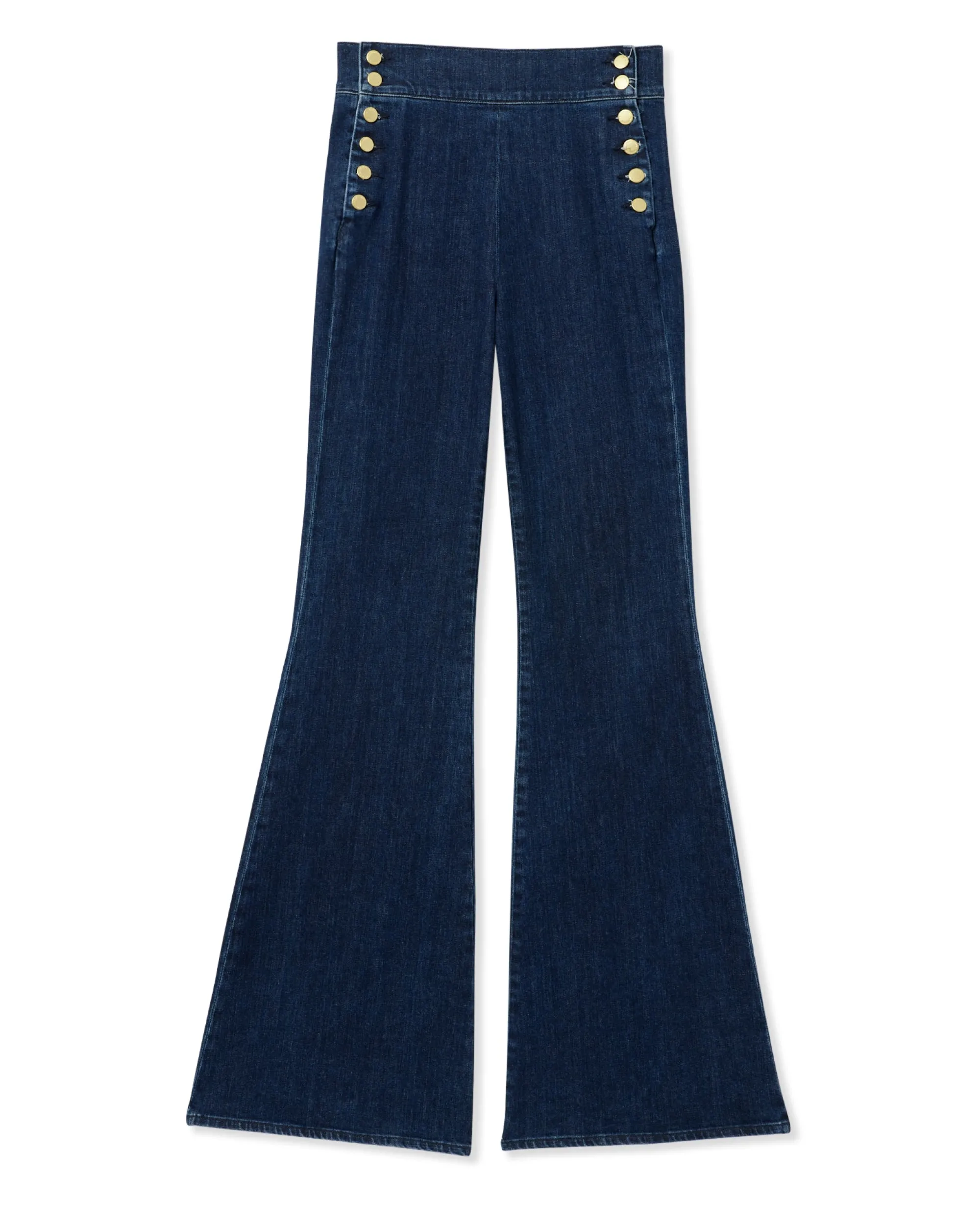 Clearance Ramy Brook Romee High Waisted Flare Jean Darkwash