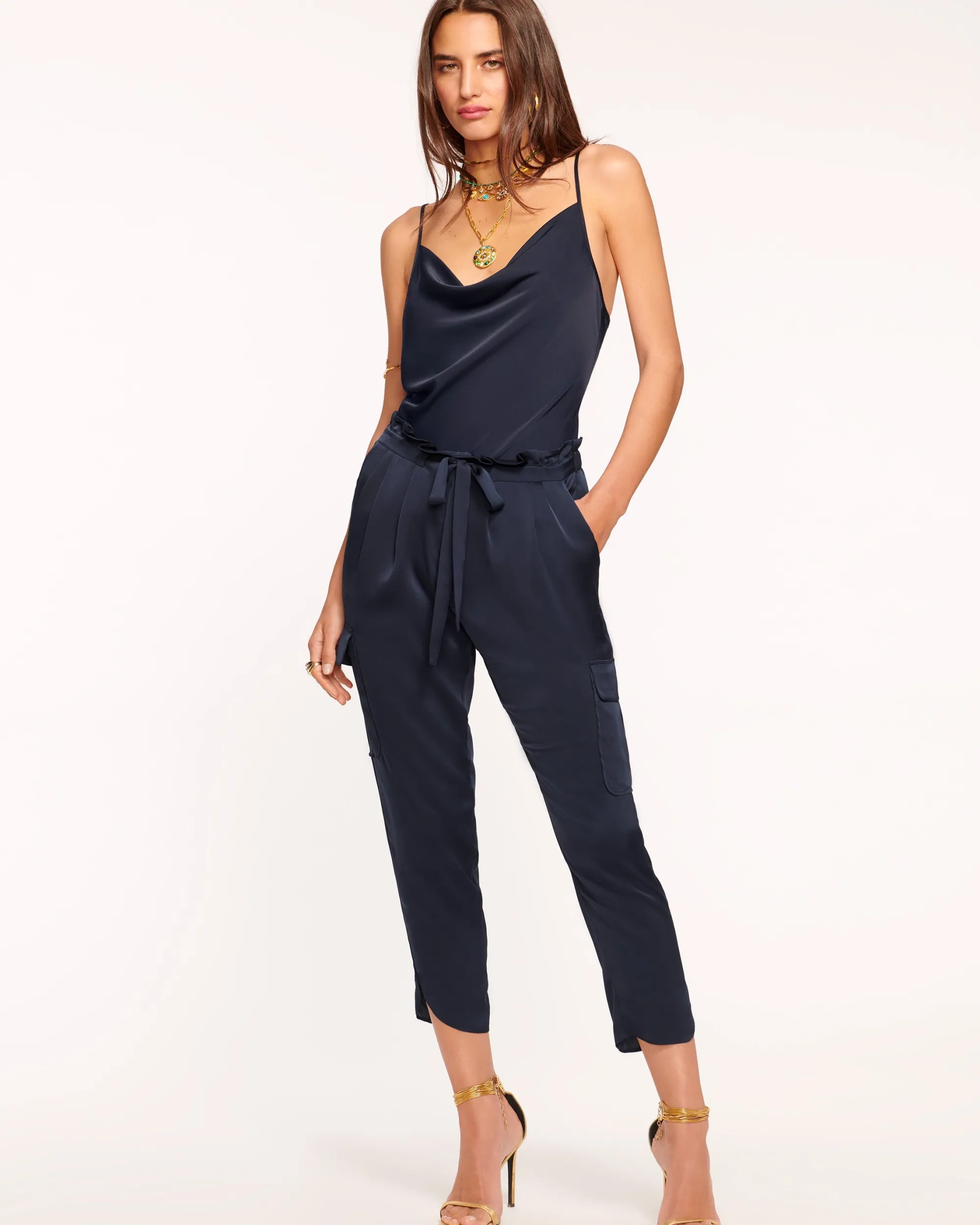 Hot Ramy Brook Satin Pocket Allyn Pant