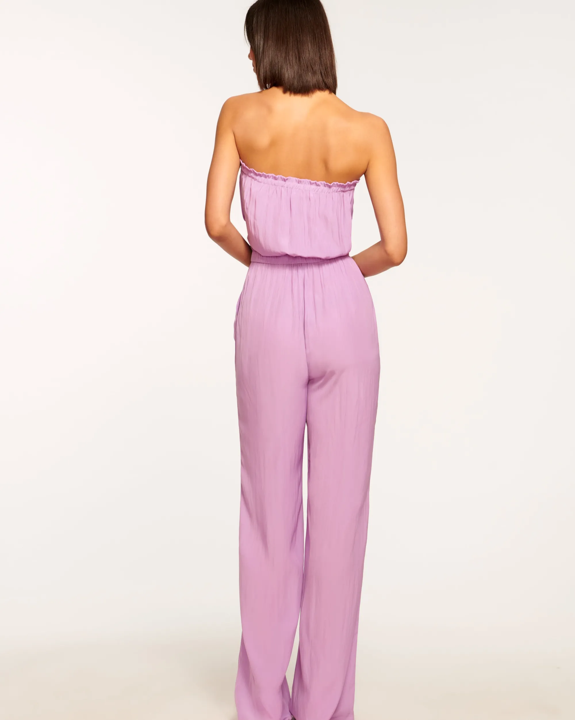 Online Ramy Brook Selma Strapless Jumpsuit Black