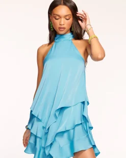 Fashion Ramy Brook Shaina Tiered Mini Dress Daisyyellow