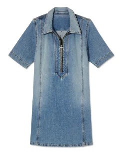 Sale Ramy Brook Tunechi Denim Shirt Dress