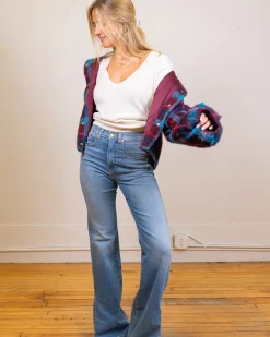 Sale Ramy Brook Tyra High Waisted Flare Jean