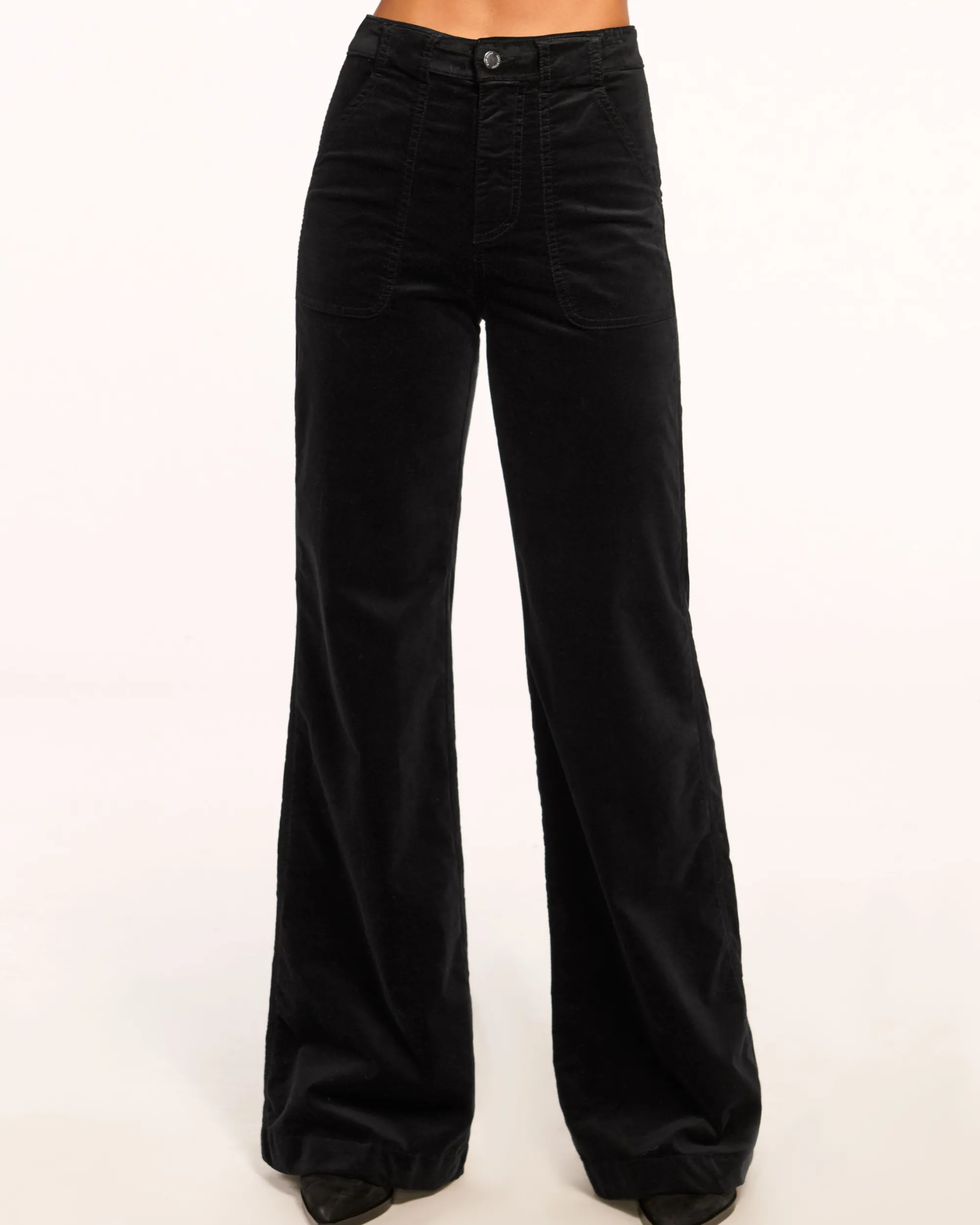 Online Ramy Brook Velvet Theodora Wide Leg Jean