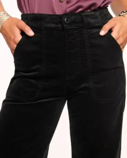 Online Ramy Brook Velvet Theodora Wide Leg Jean