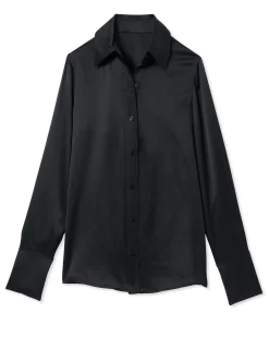 Fashion Ramy Brook Victoria Silk Button Down Blouse Sandstone