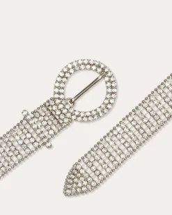 Fashion Ramy Brook Vivi Chain Belt Silver