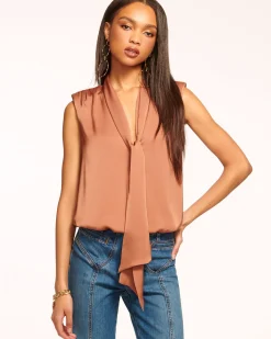 Online Ramy Brook Winnet V-Neck Sleeveless Top