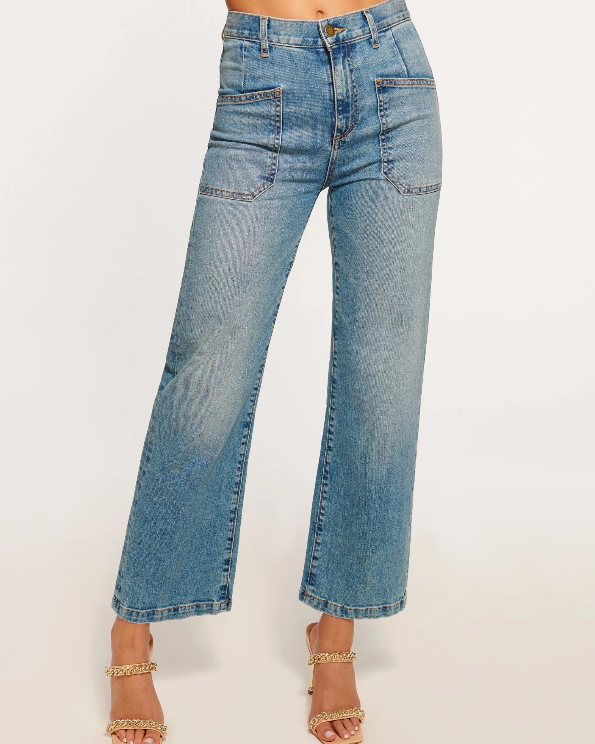 Online Ramy Brook Zoey Wide Leg Jean Lightwash